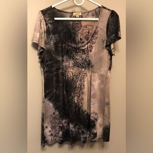 Elegant Women's Tie-Dye Top